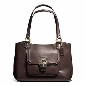 Coach Campbell Leather Belle Carryall